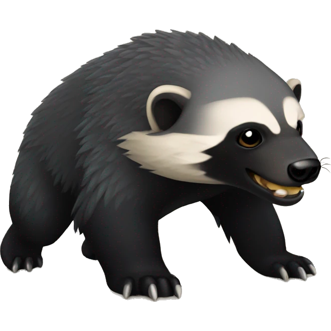 badass Honey Badger emoji