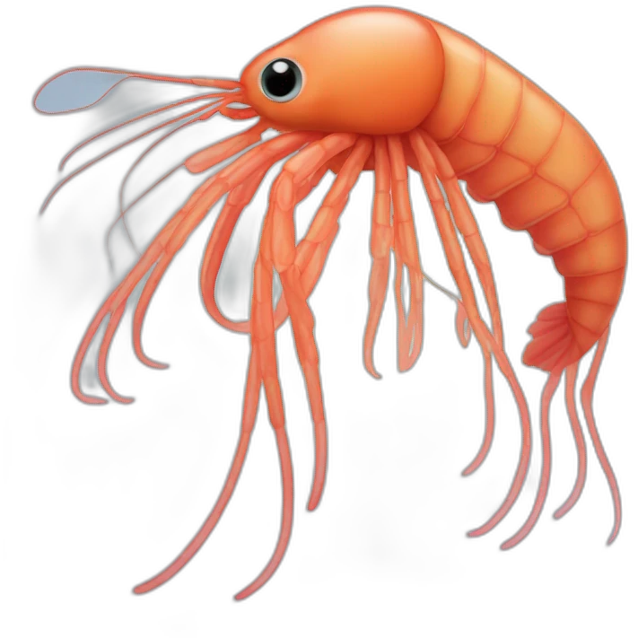 Krill shrimp emoji
