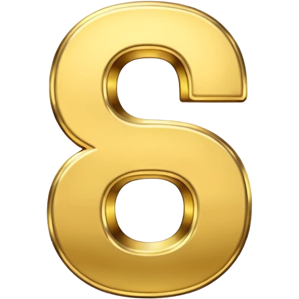 Big bold number 67 emoji