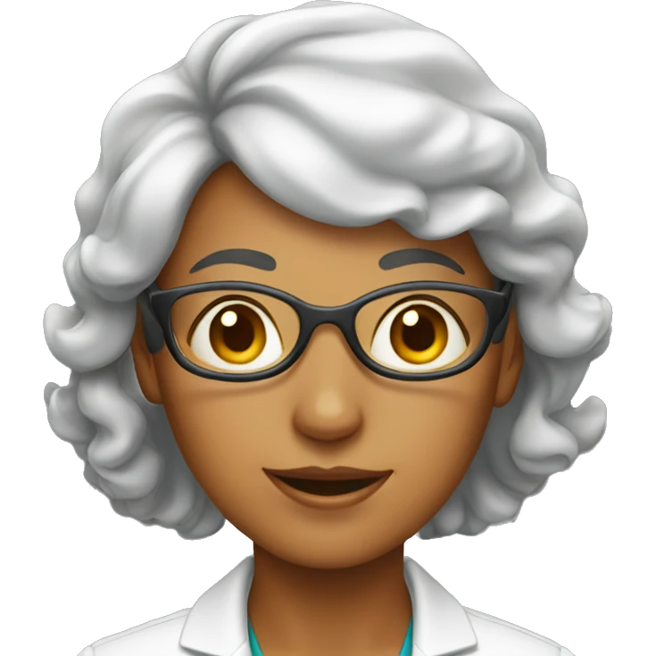 Madam female scientist  emoji