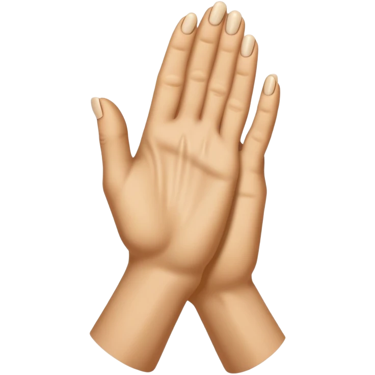 Jesus's praying hands with nail marks from crucifixion emoji