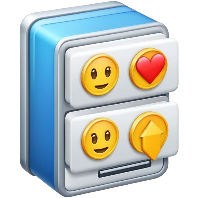 Information travelling into a database emoji