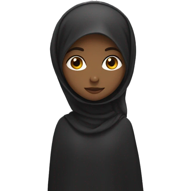Girl wear nikab emoji