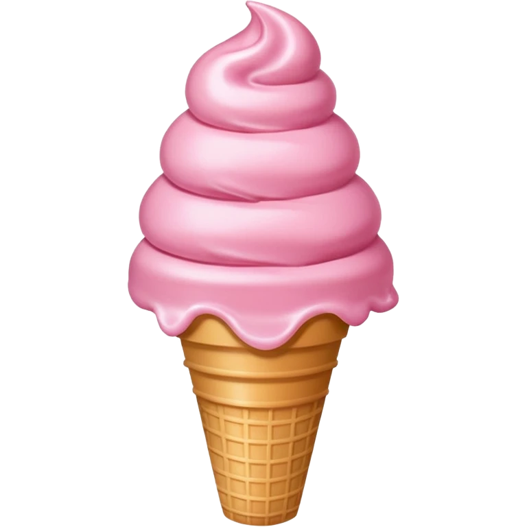 Helado rosa emoji