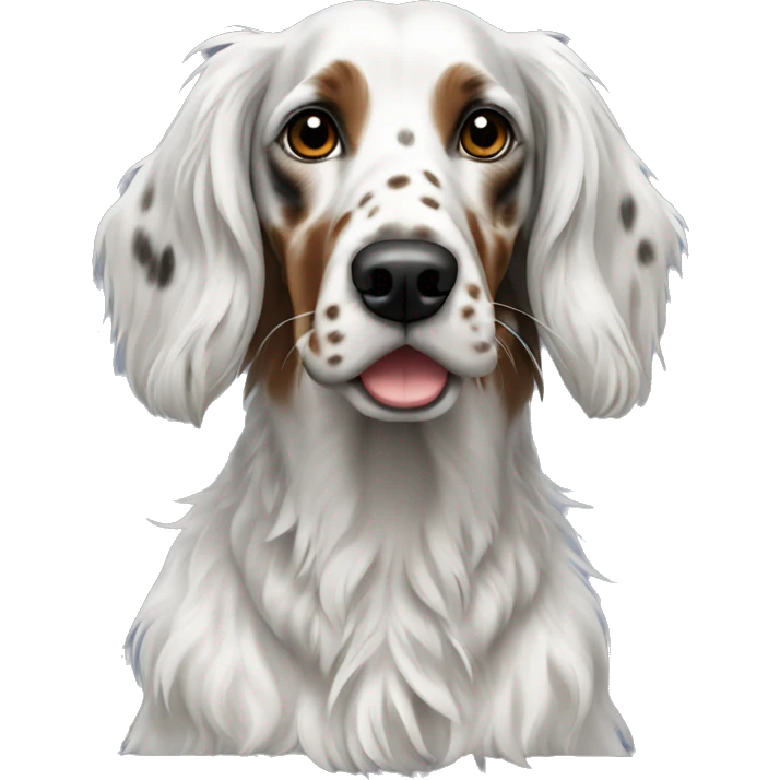 English setter emoji
