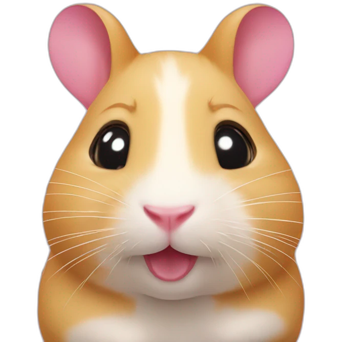 barbie-hamster emoji