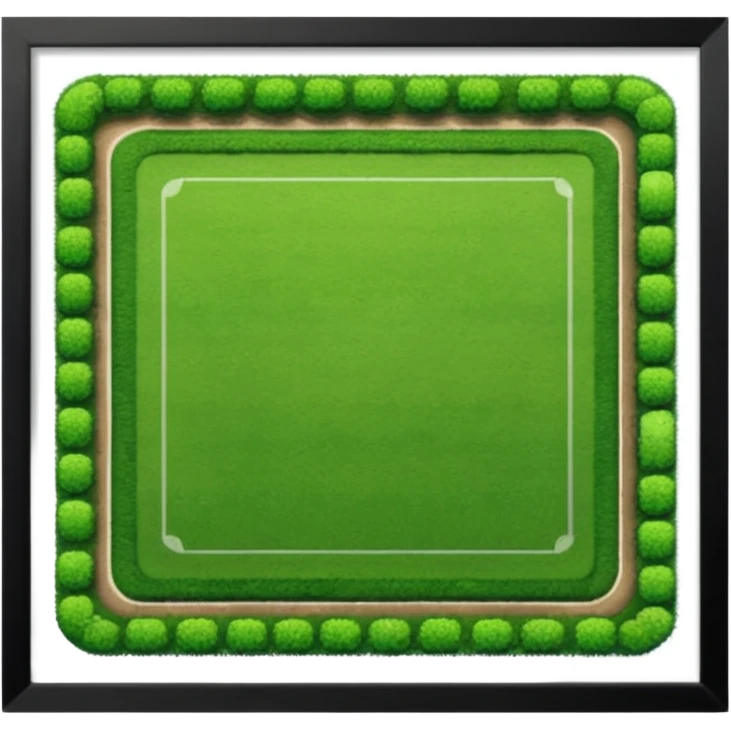 Turf course emoji