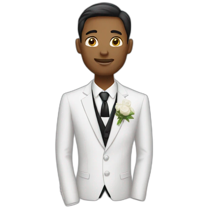 Groom waiting the bride emoji