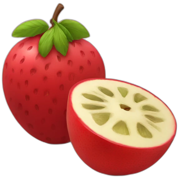 red fruit logo emoji