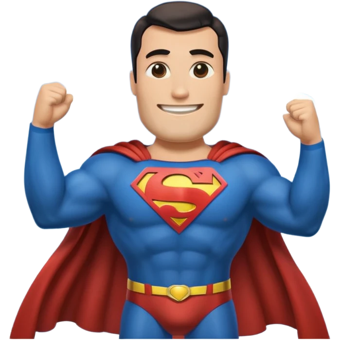 a moai emoji with a superman cape with the original face or the moai emoji with a super man saving people vibe like the superman there is some man waiting in the sky meme emoji