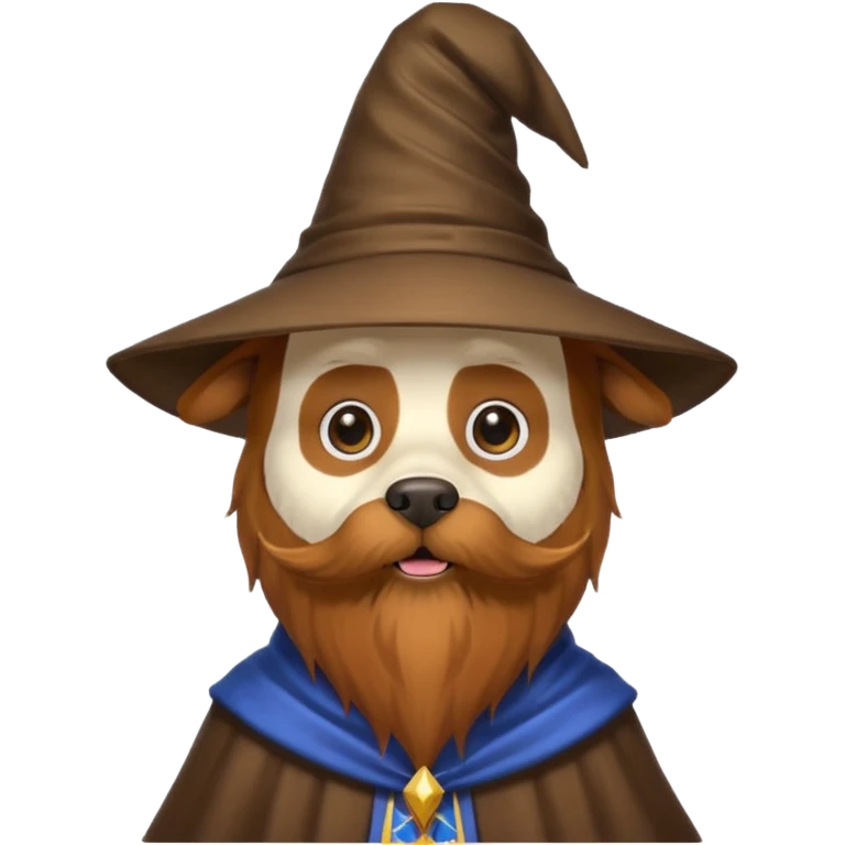 Dog wizard emoji