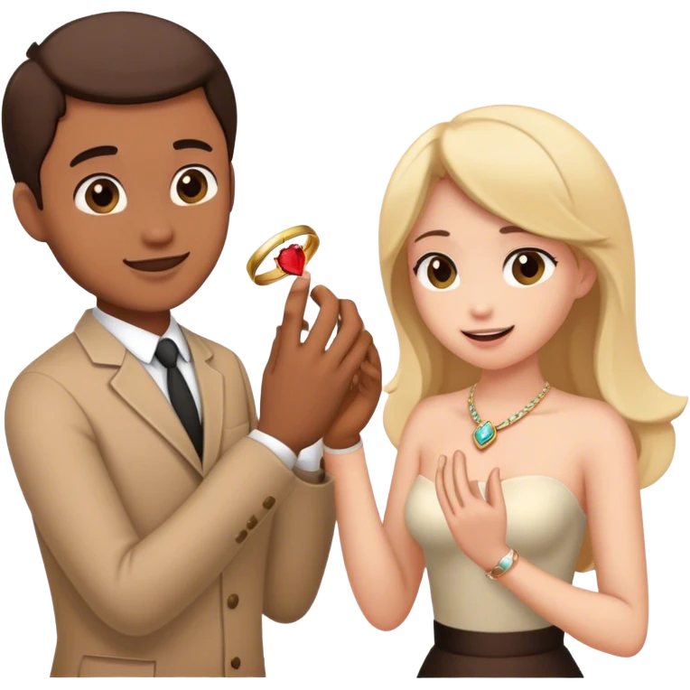 Propose marriage  emoji