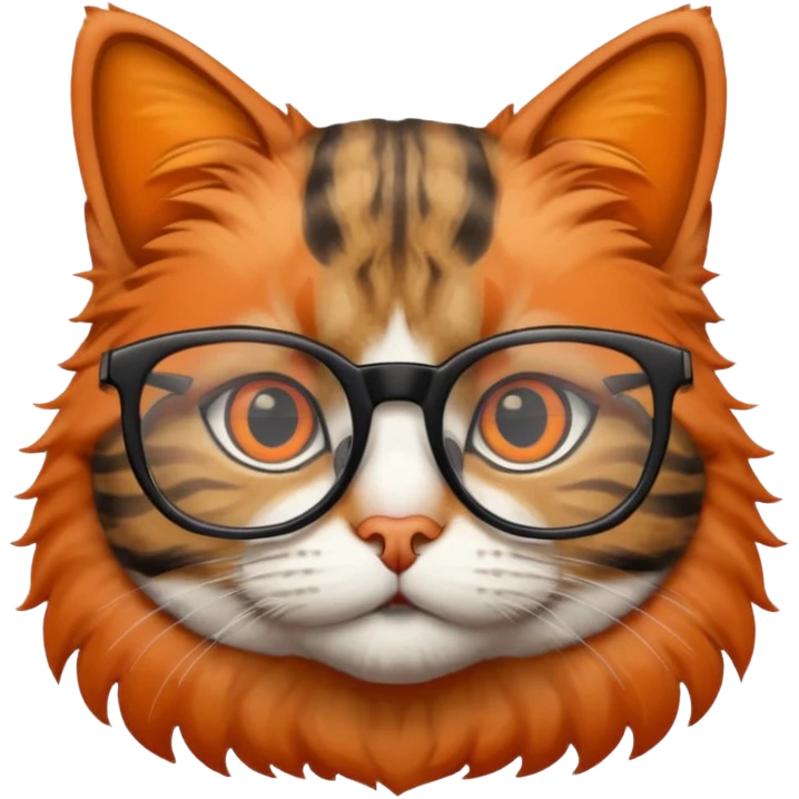 кот в очках emoji