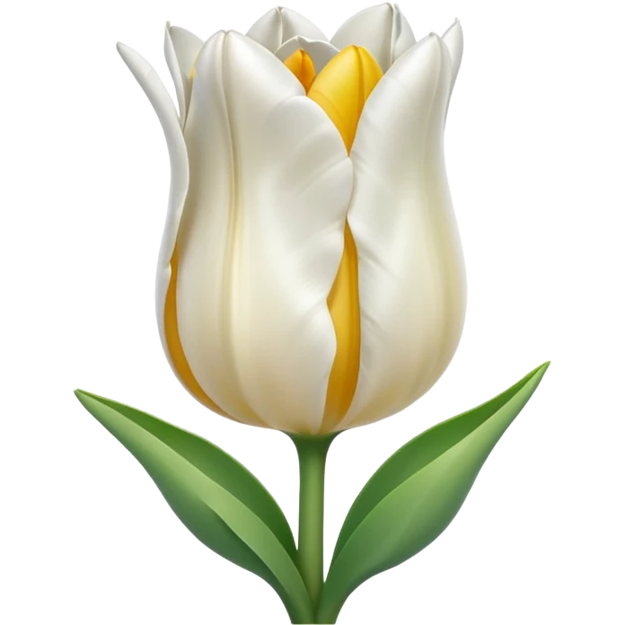 White tulip emoji