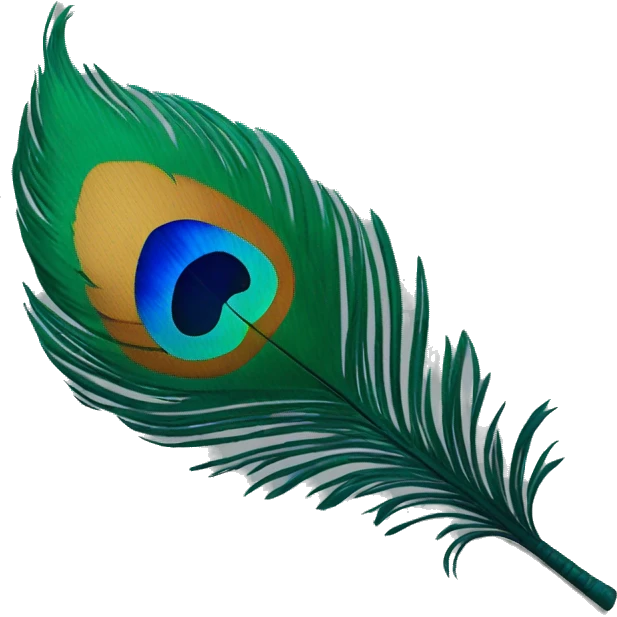 peacock feather emoji