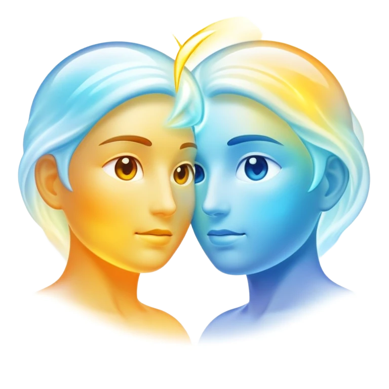 Two souls combining  emoji