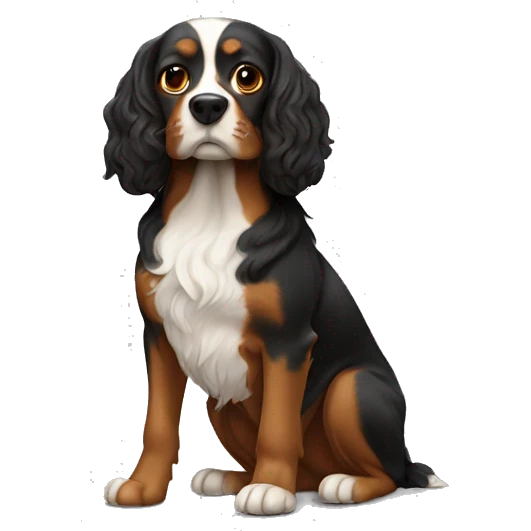 Kings Charles dog emoji