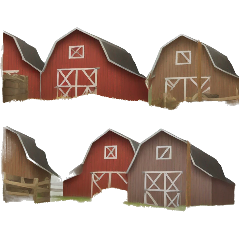 farm barn icon emoji