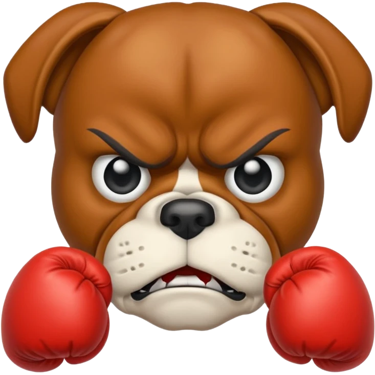 angry  boxer  emoji