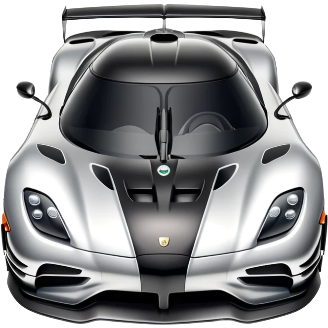 Koenigsegg One:1 hypercar emoji