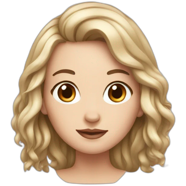 White girl emoji