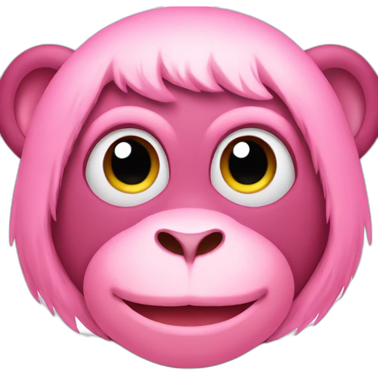 pink monkey emoji