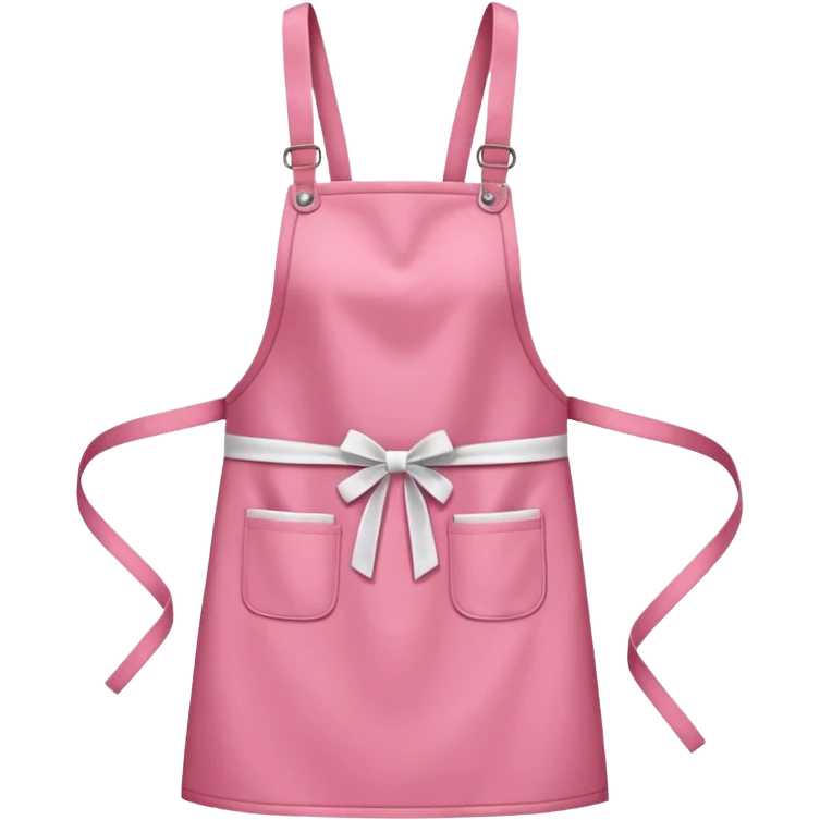 Pink apron emoji