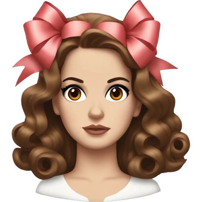 lana del rey with bows emoji