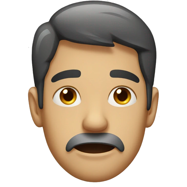 A man crying  emoji