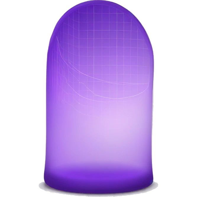 gaussian graph in purple hue emoji