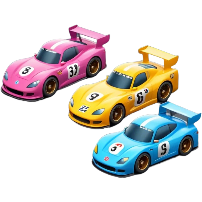 Race cars  emoji