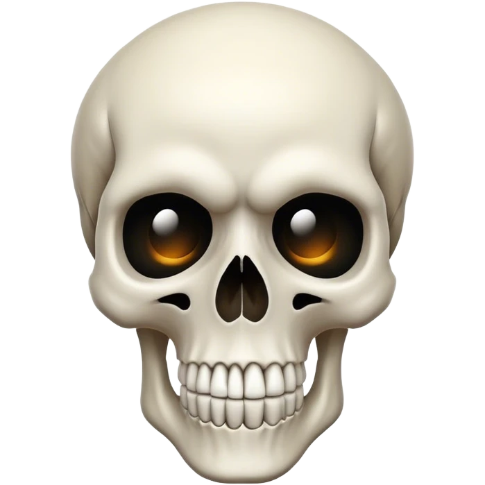 A Funny looking skull emoji