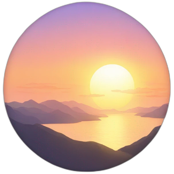 Morning sunrise emoji