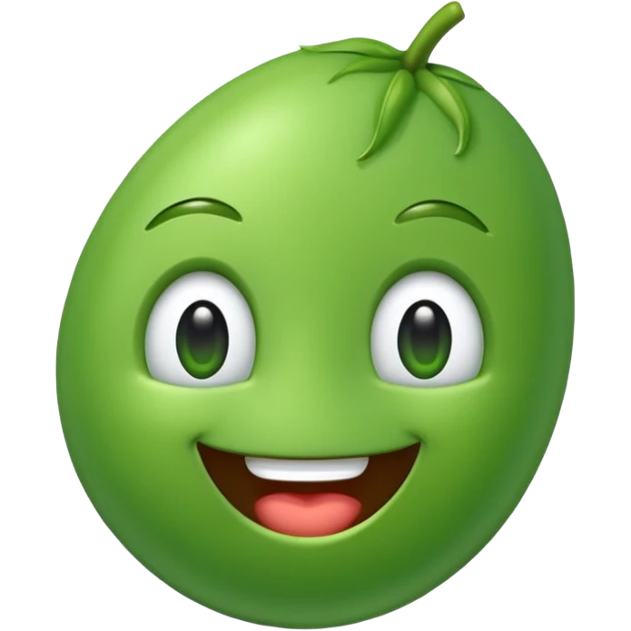 Happy bean  emoji