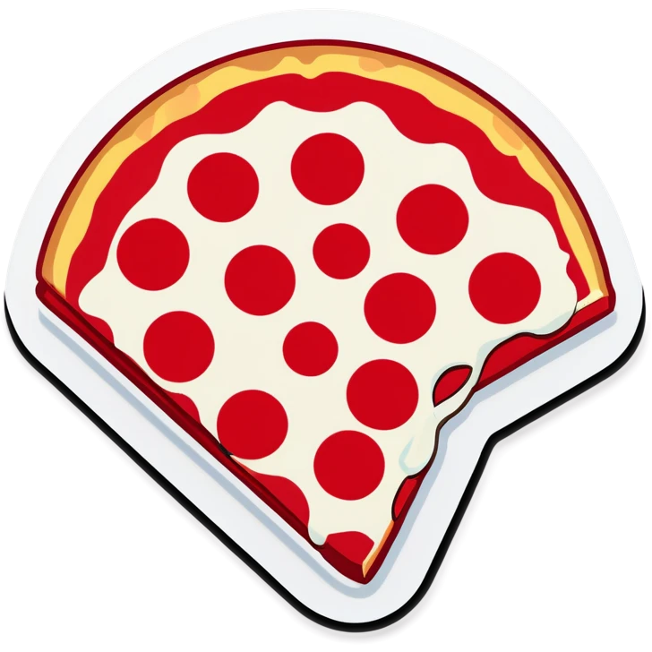 Round pizza emoji