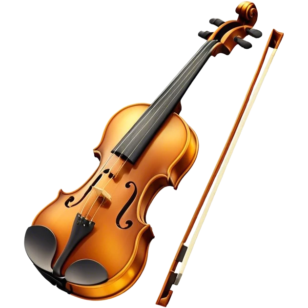 Cinematic Realistic Violin, rich polished wood with delicate curves, strings stretching tautly, fine dust particles catching the golden stage light, glowing with an elegant and timeless charm. emoji