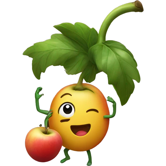 Dancing fruit emoji