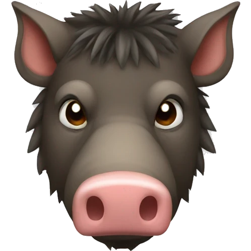 A Boar emoji