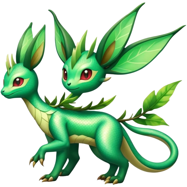 Shiny Exotic Flygon-Leafeon-Hybrid-Creature emoji