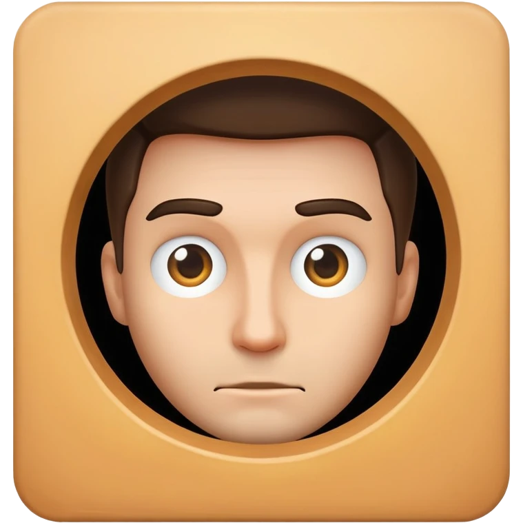 The man who peeps emoji