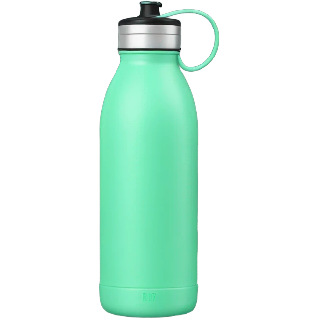  Mint green sport water bottle emoji
