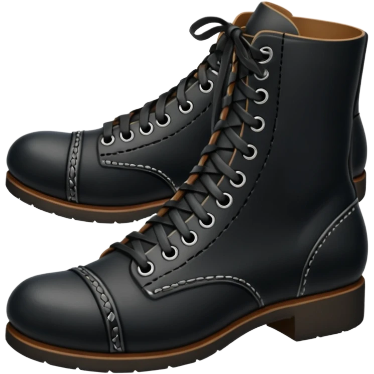 shoe black emoji