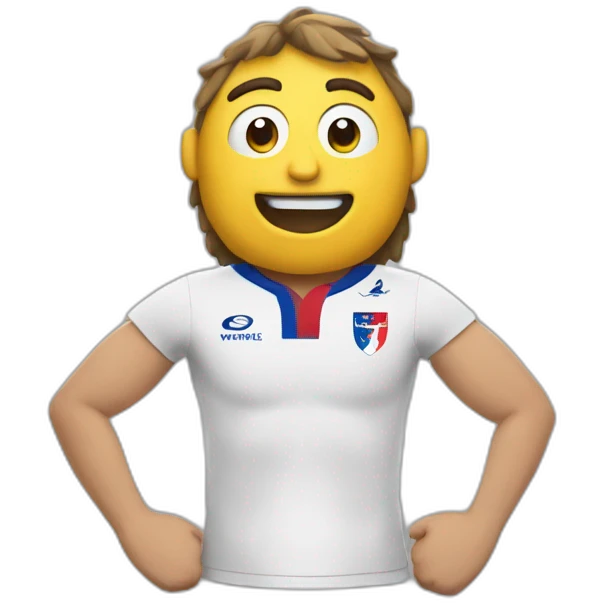 Rugbyman francais emoji