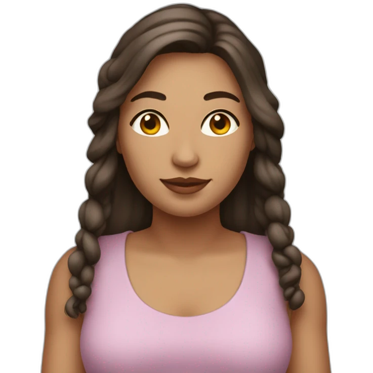 femme avec une grosse poitrine sans rien emoji