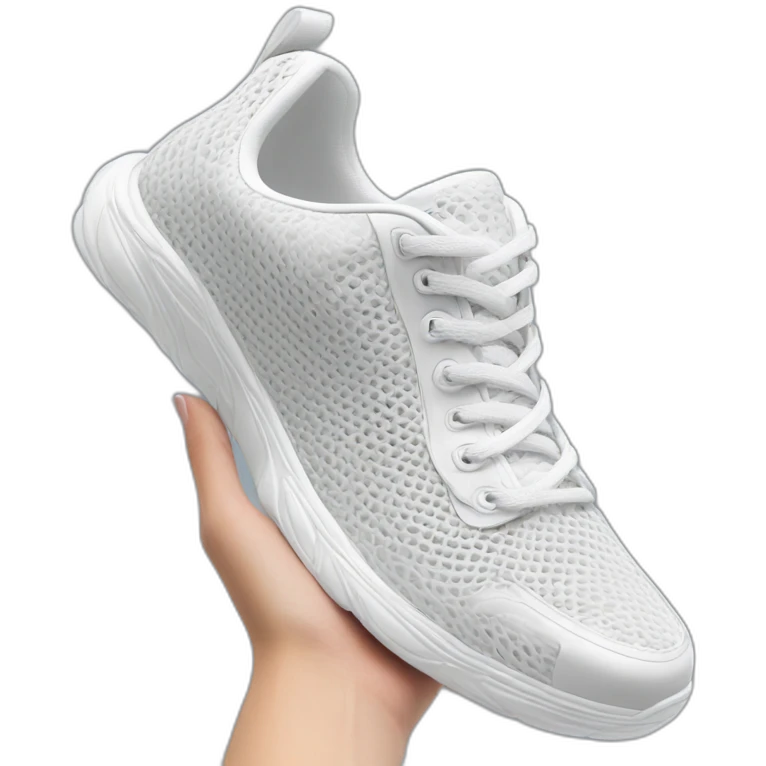 tech-loom bliss mesh pvc sneakers emoji