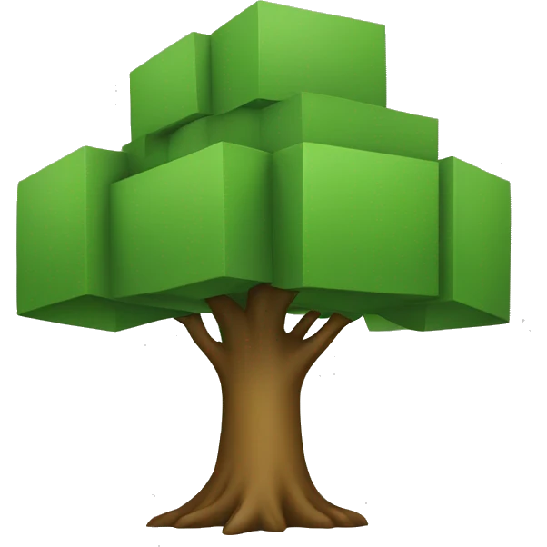 green box that has a tree in it emoji