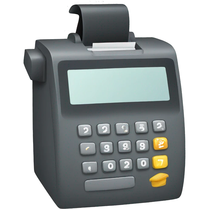 pos machine simple emoji