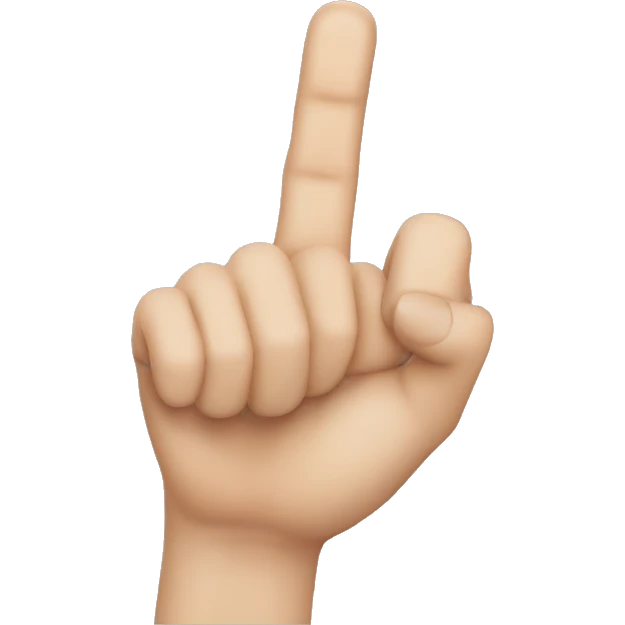 Kleiner Finger Schwur emoji