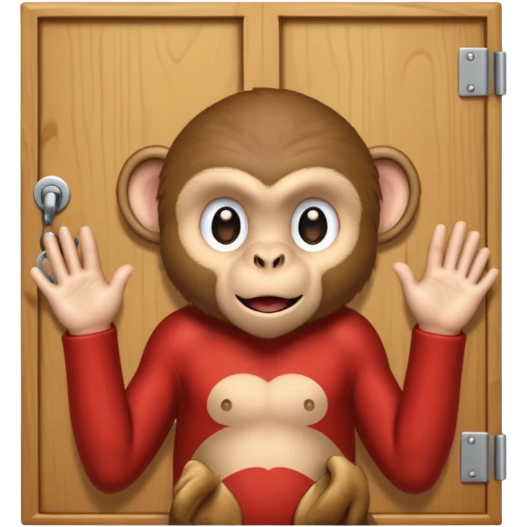 monkey knocking on door emoji