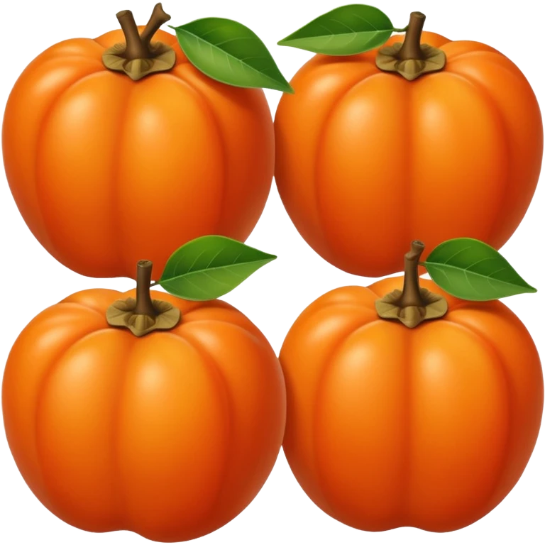 persimmon emoji